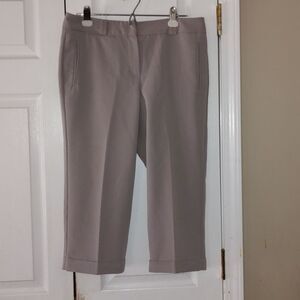 Larry Levine khaki dress capris  Sz 10P